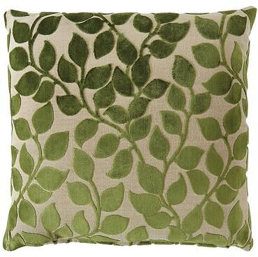 "Vivy Cut Velvet Pillow Cover - Sage 20"" x 20"" - Ballard Designs"