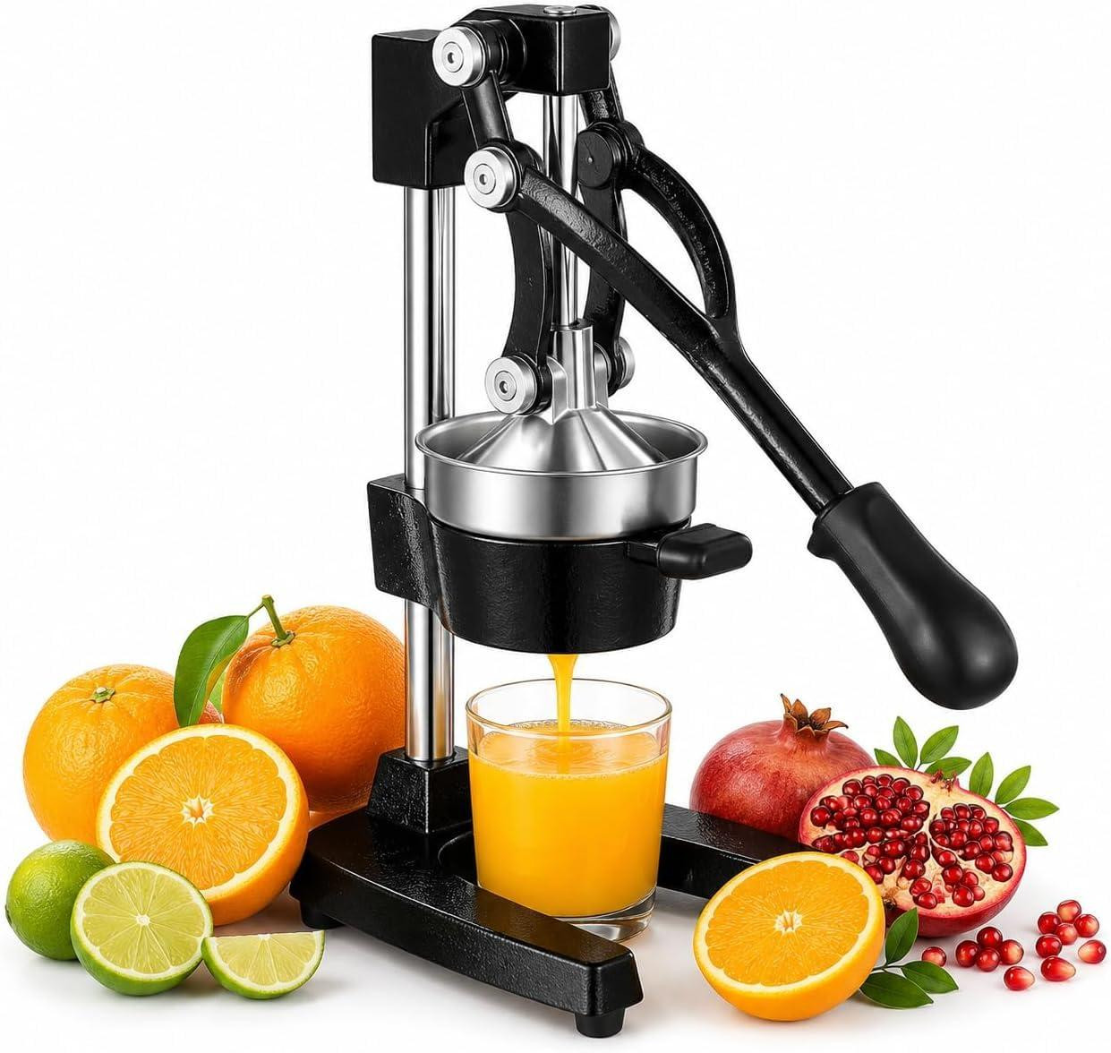 Dripio Handmatige citruspers van gietijzer met hendel