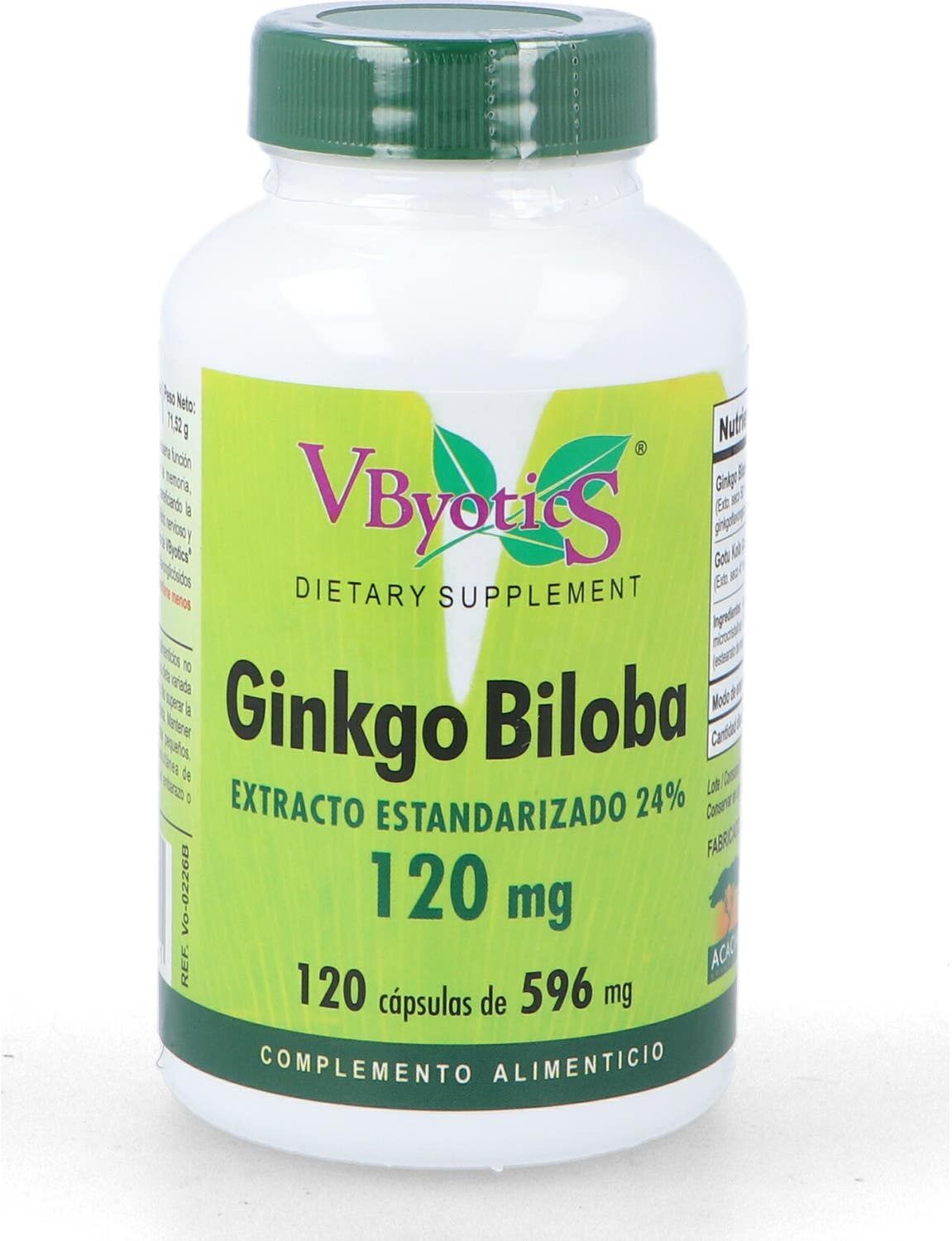 Vbyotics Ginkgo Biloba 120 mg 120 caps