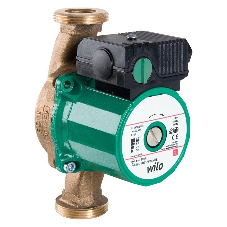 Wilo Standardpumpe Star-Z Typ 25/2 EM, Rp 1Zoll, 180mm (Hauswasserpumpe) (4029062)