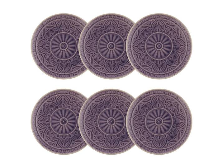 Butlers Teller 6er-Set Sumatra 14 cm, Violett, Keramik, 21x2x21 cm, Geschirr, Teller