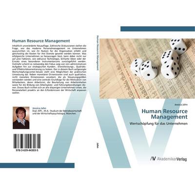 Human Resource Management, Taschenbuch von Jessica Jahn, AV Akademikerverlag, 978-3-639-44303-5