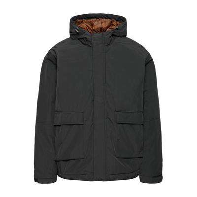 Winterjacke BLEND "Winterjacke BHElman", Herren, Gr. M, schwarz, Obermaterial: 100% Polyester PES., Jacken Winterjacke