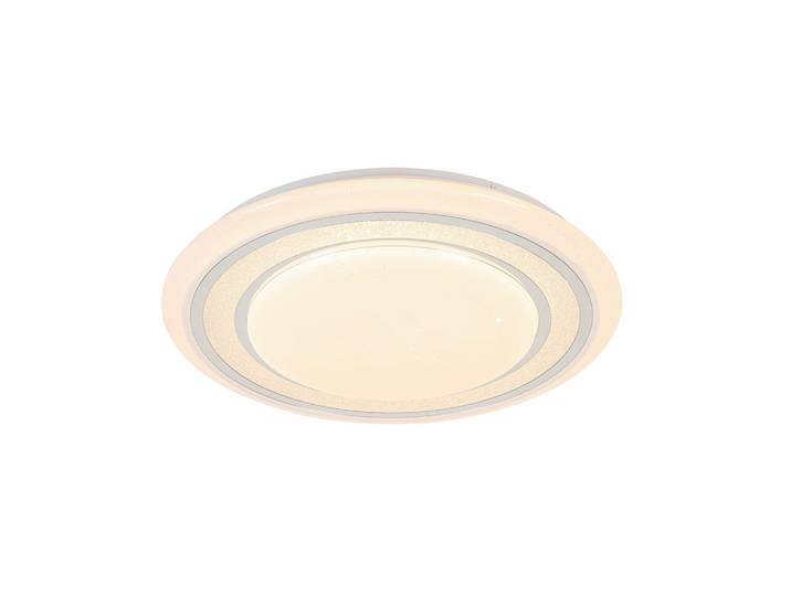 LED-Deckenleuchte Giesbert Weiß/Chrom max. 36 Watt Deckenlampe