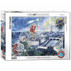 eurographics Puzzle - Ansicht von Paris von Marc Chagall - 1000 Teile 300933