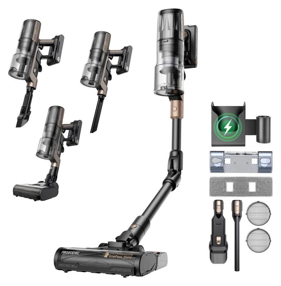 P20 OnePass - Kabelloser Akkustaubsauger - 70 kPa Saugkraft - 680 W bürstenloser Motor - 180° biegsames Rohr - 70 Min Laufzeit - Ohne Akku - EU-Stecker