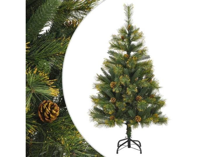 vidaXL - Kunstkerstboom - met - scharnieren - en - standaard - 150 - cm