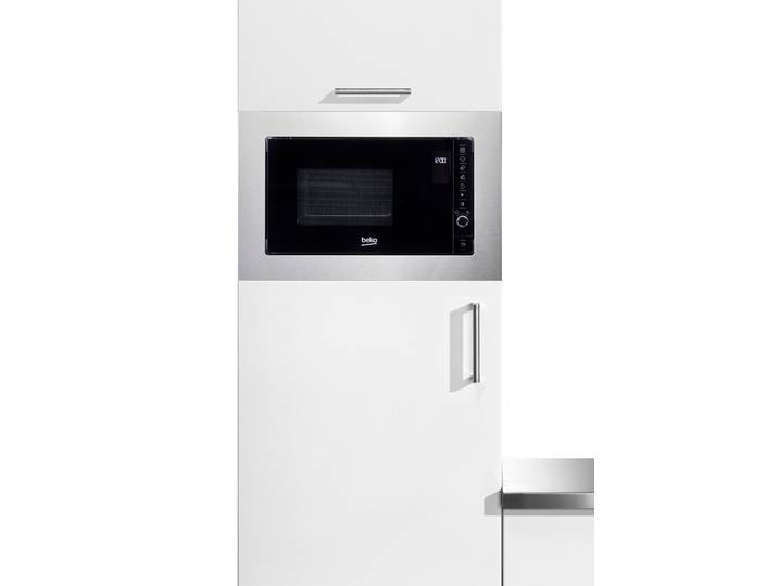 BEKO Einbau-Mikrowelle BMOB20231X , schwarz, B:46cm H:29cm T:37,5cm, Mikrowellen, Funktionale Einbau-Mikrowelle für schnelles Erwärmen, Einbau-Mikrowelle