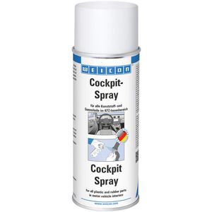 WEICON Cockpitspray 11400400, Armaturenreiniger, Spray, wasserabweisend, seidenglanz, 400ml