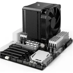 Jonsbo HX-6250 CPU-Kühler (162 mm), CPU Kühler, Schwarz