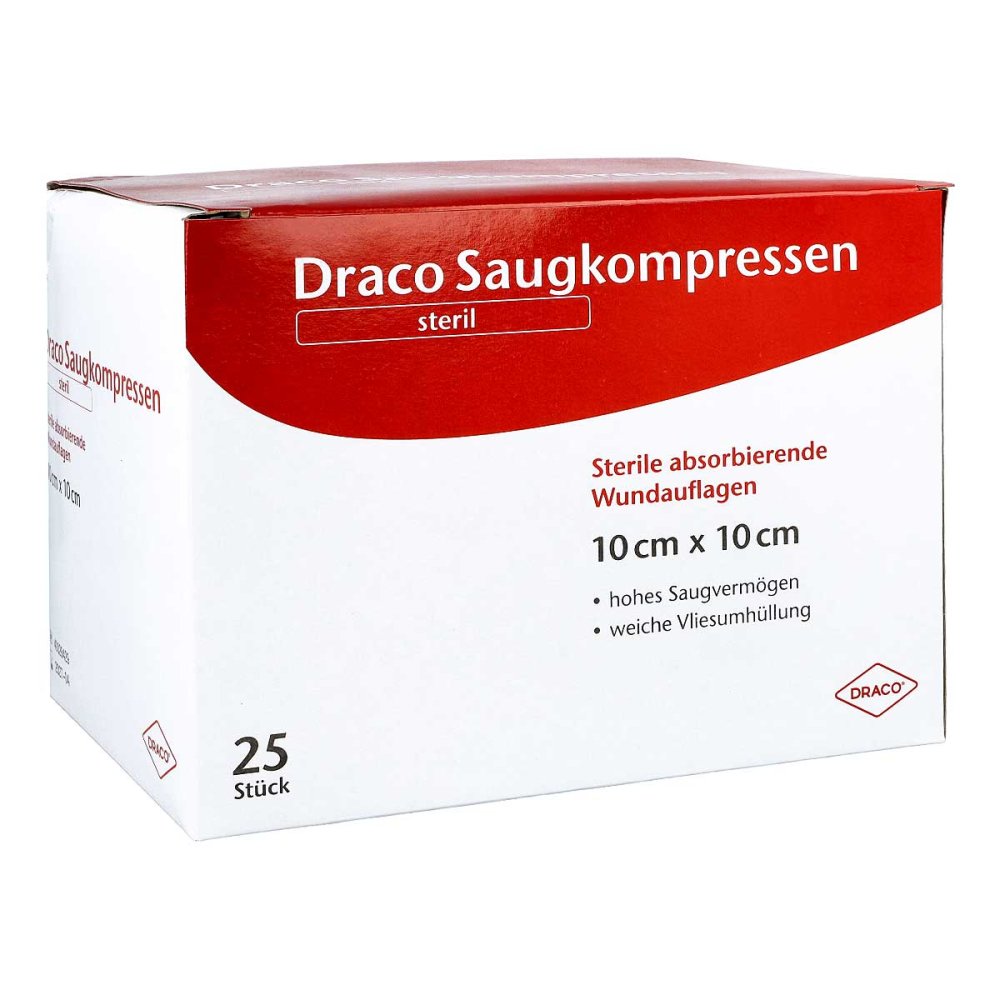 Dr. Ausbüttel GmbH & Co. KG Saugkompressen steril 10x10cm Draco 01687275