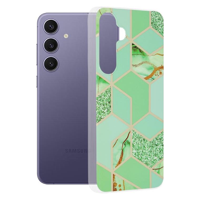 Techsuit - Marble Series - Samsung Galaxy S24 Plus - Green Hex (Samsung Galaxy S24+) (56344684)