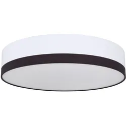LED CCT Deckenleuchte Deckenlampe Wohnzimmer modern Schlafzimmerlampe, Lichtfarben verstellbar über Wandschalter, 40W 1375lm 3000-6000K, DxH 50x13