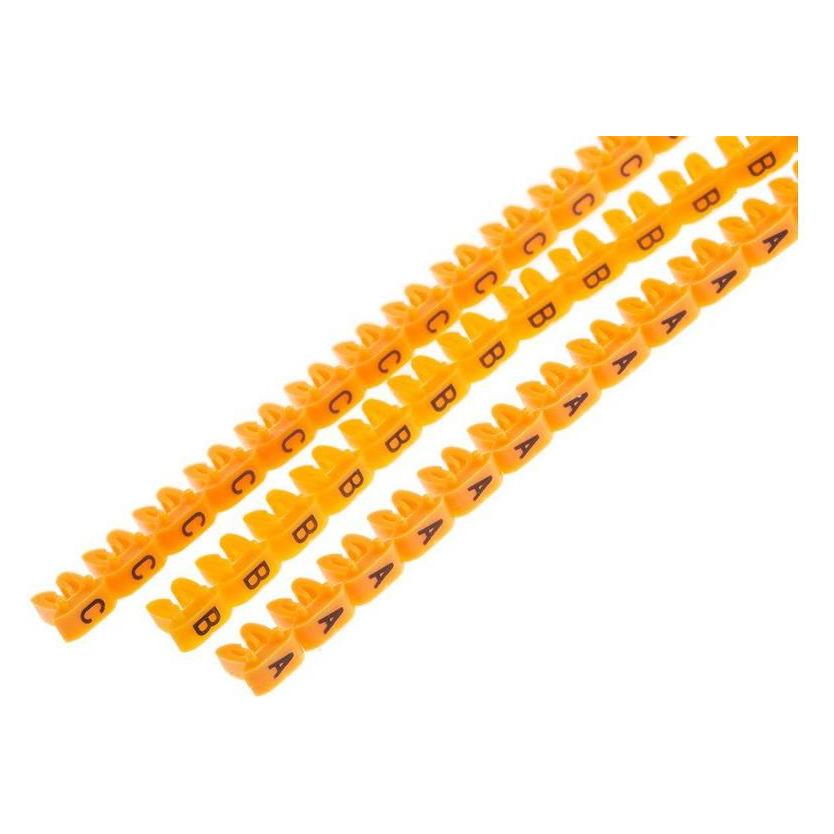 RS PRO Clip on Nylon 66 Cable Marker Pk Mixed (8121240)