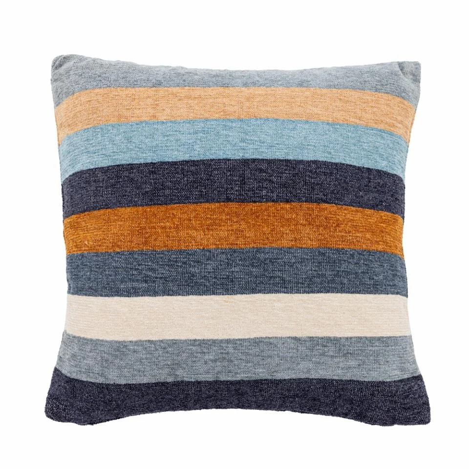 Bloomingville Gyani kussen blauw van polyester