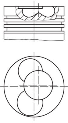 Mahle Kolben 030 90 02 Für Zylinder 1-2