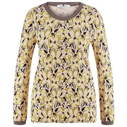 Rundhals-Shirt Anna Aura weiss, 52