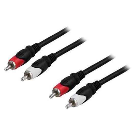 Deltaco MM-108 - audiokabel - 50 cm (0.50 m, Cinch Kabel) (MM-108)