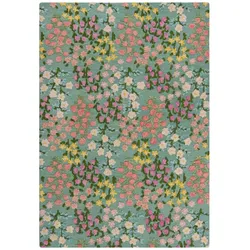 KADIMA DESIGN Wollteppich Floral handgetuftet mit Hoch-Tief-Struktur für ein gemütliches Zuhause | 200x290cm