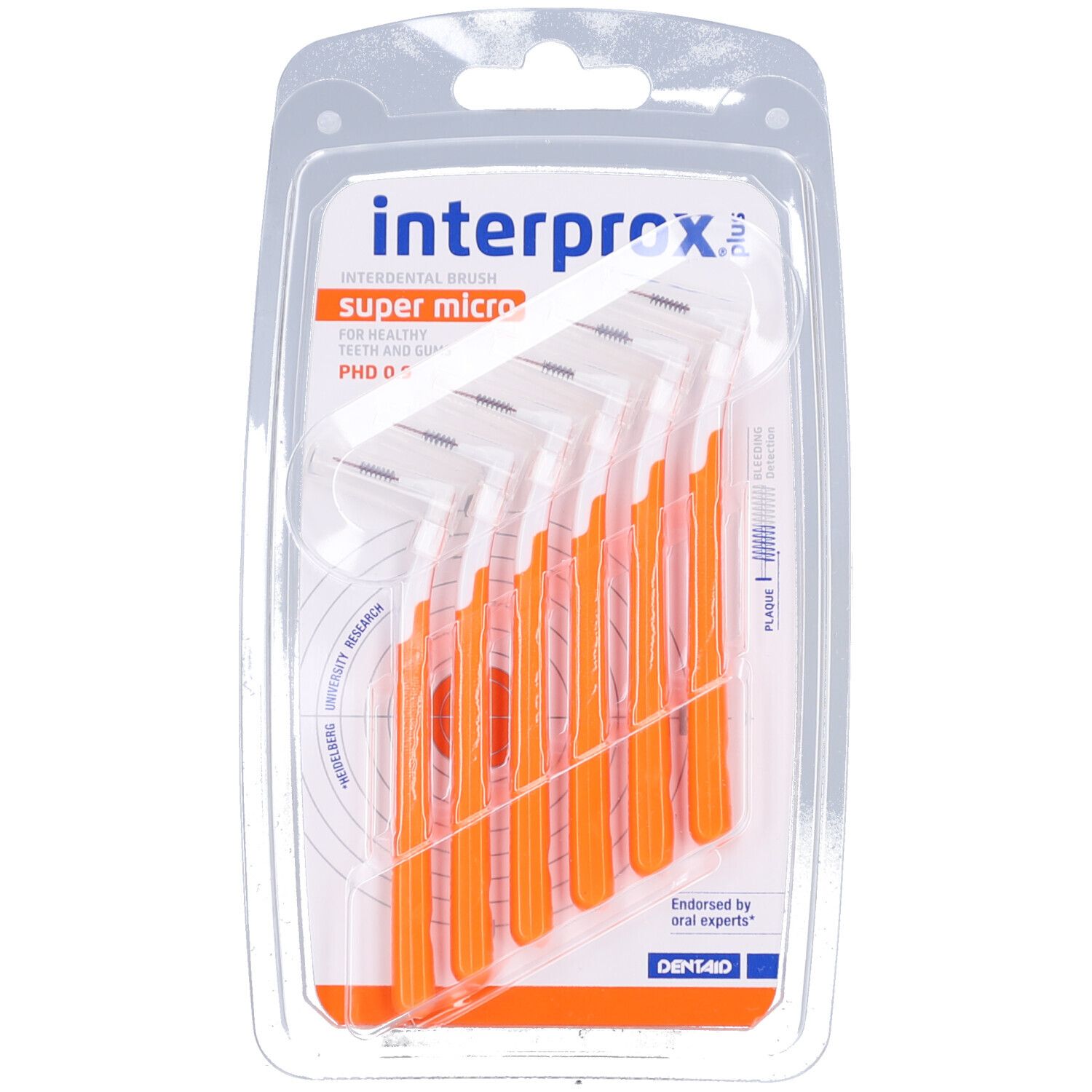 Interprox plus super micro orange Interdentalb. 6 St Zahnbürste