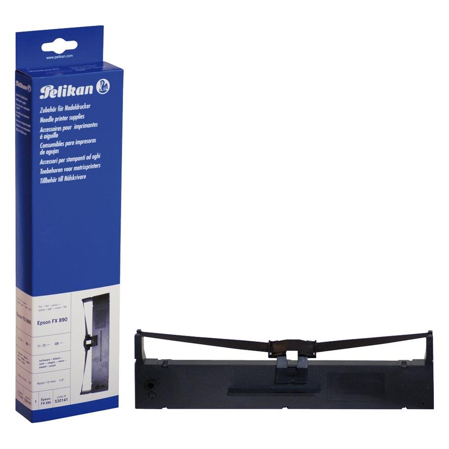 Pelikan Farbband für Epson FX 890/LQ 590 Nylon, 12.7 mm x 17 m, schwarz (1011410038)