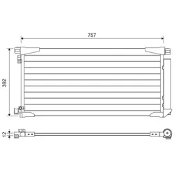 Kondensator Klimaanlage VALEO 822607