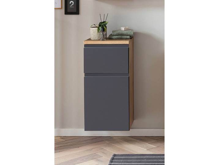 Meuble bas 40cm Gris/Gris mat