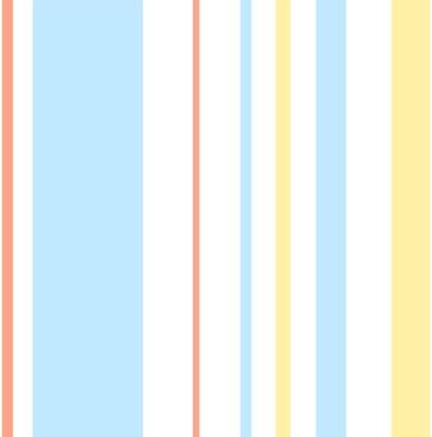 York Wallcoverings Disney & Pixar Toy Story 4 Owens Stripe Blue & Orange Wallpaper