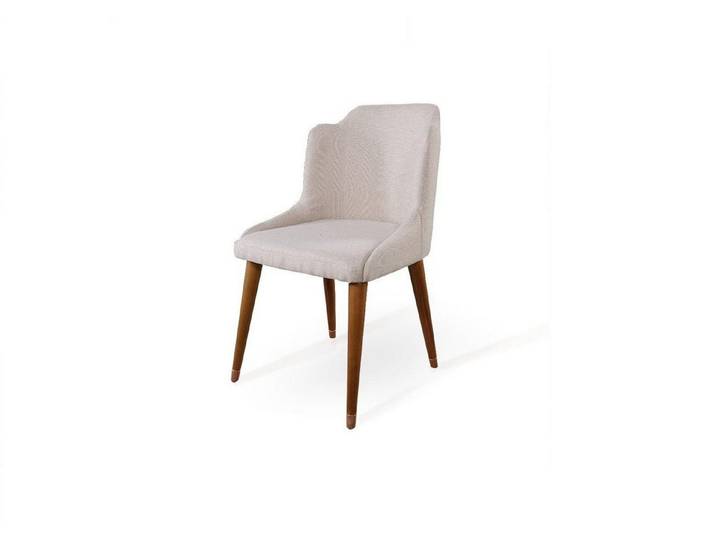 JVmoebel Esszimmerstuhl Weißer Holzstuhl mit elegantem Design für modernes Wohnen, Made in Europa