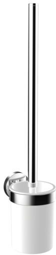 Emco Round Toilettenbürstengarnitur 431500100 chrom, Behälter Kunststoff, Griff chrom