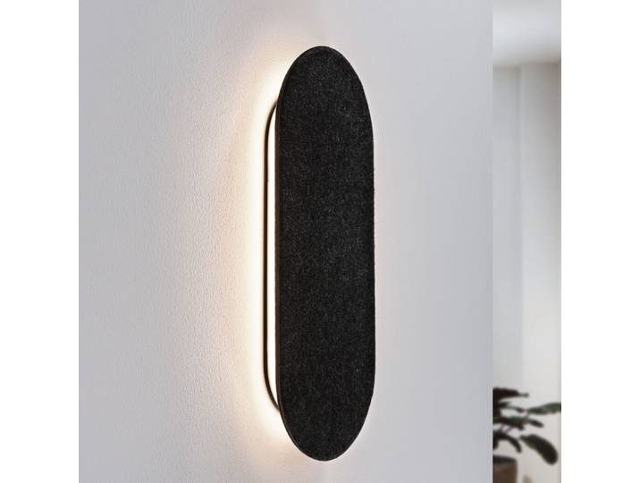 Tulga LED Wandleuchte 3-Step-Dim Long Anthrazit - Paulmann - Wohnzimmer - Modern - Stoff / Textil - Einflammig