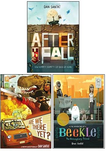 Andersen Press Dan Santat 3 Books Collection Set - Beekle, Are We There Yet & After the Fall - Paperback Picture Books, Ages 3-7 - Caldecott Medal Winner