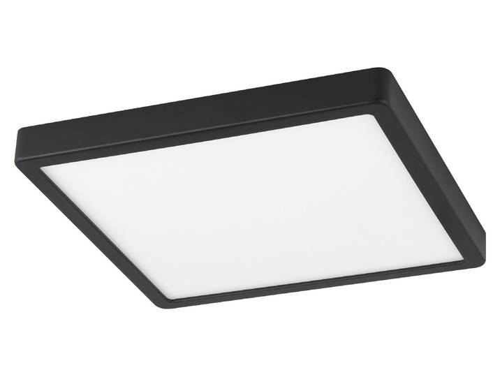 Eglo Connect LED luminaire apparent Fueva-Z noir 28\,5 x 28\,5 cm Smart Home