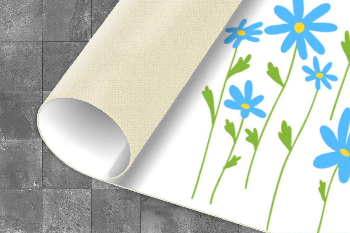 Keukenloper Vinyl met Quote I live in the garden I just sleep in the house - 120 x 60 cm