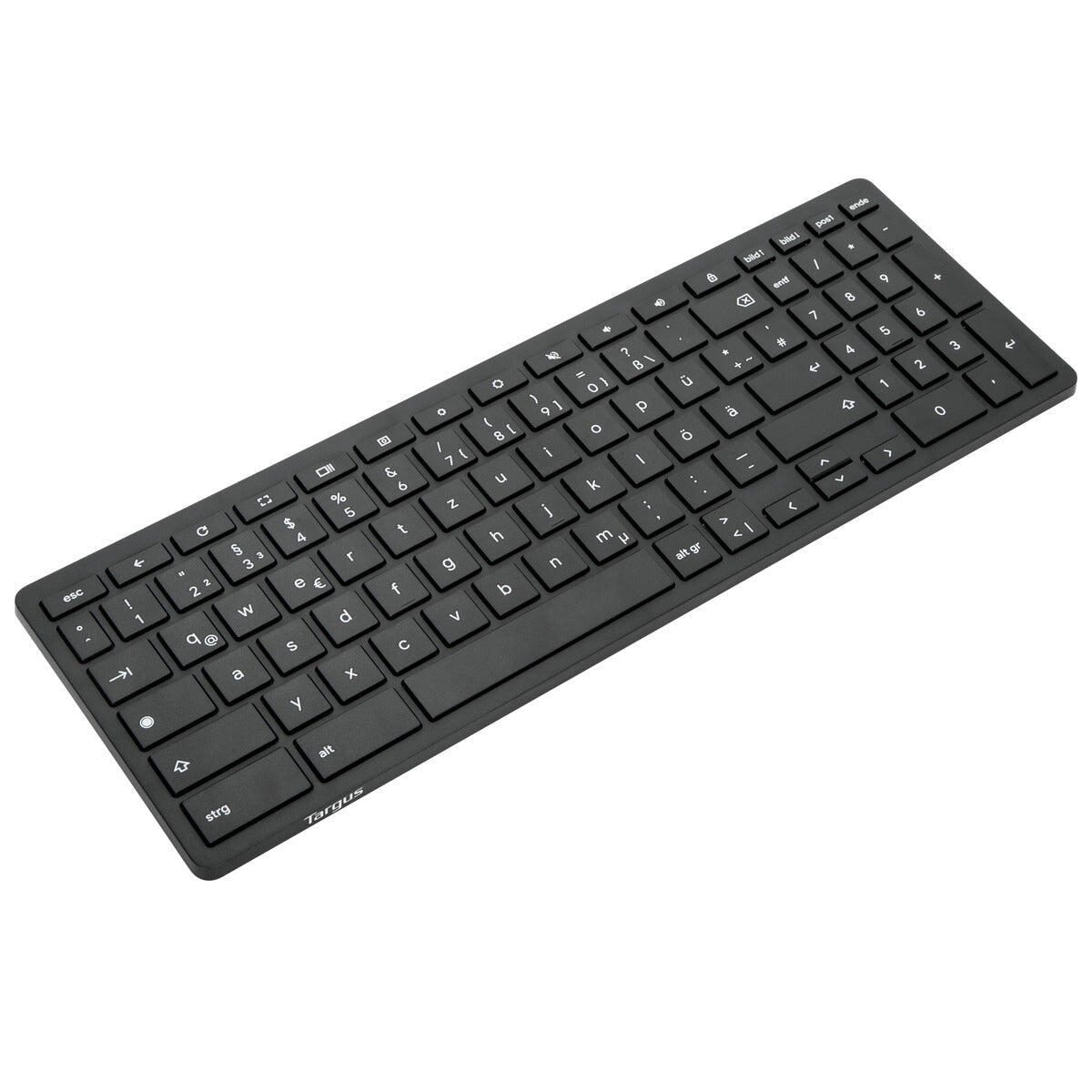 Targus AKB872 kabellose Tastatur für Chromebook - QWERTZ Deutsch - Schwarz AKB872DE