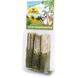 JR FARM Kräuter-Sonnenblumenstiele 20g Kleintiersnack