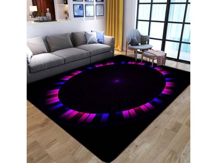 Tapis enfant géométrique HVn-1310 - Grande surface 120x160cm - Antidérapant