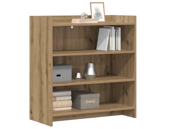 KTHLBRH Anrichte Eiche Handwerk 75 x 36 x 80 cm Technisches Holz, 3 Etagen, großer Raum, leicht zu reinigen, einfache Montage