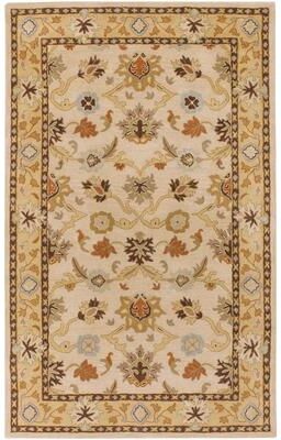 Livabliss Handmade Nick Bordered Wool Area Rug