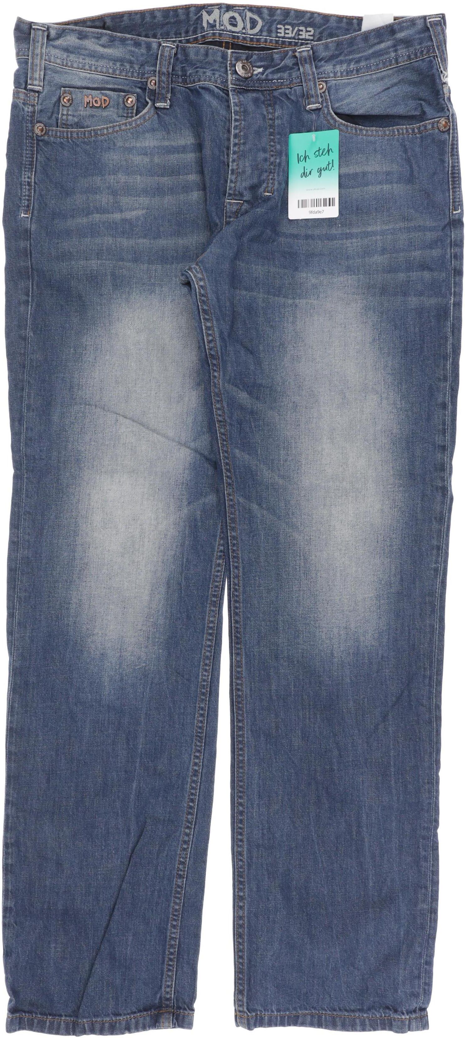 M.o.d. Miracle of Denim Herren Jeans, Blau, Gr. W33, Baumwolle - Second Hand