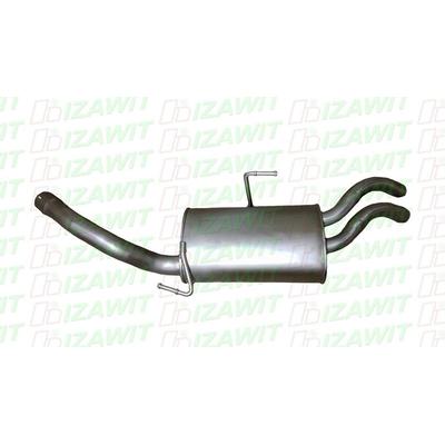 IZAWIT Endschalldämpfer FIAT,PEUGEOT,CITROËN 14.147 1730L9,9456188380 Endtopf,Auspuff Endtopf,Nachschalldämpfer,ESD