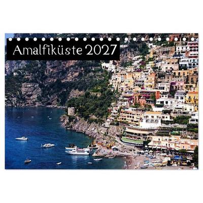 Amalfiküste 2027 (Tischkalender 2027 DIN A5 quer), CALVENDO Monatskalender