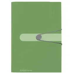 Herlitz Fächermappe grün, 33x23.5x5.3 cm