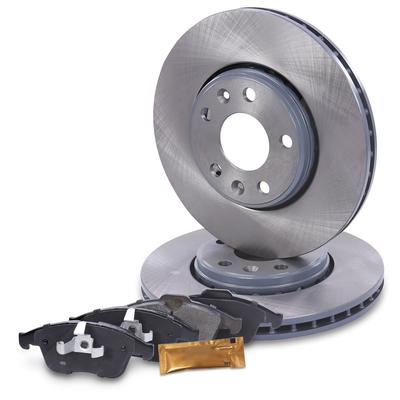 Bestprice Bremsscheiben + Bremsbeläge Vorderachse [Hersteller-Nr. 40378772] für Renault