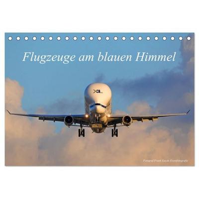 Flugzeuge am blauen Himmel (Tischkalender 2027 DIN A5 quer), CALVENDO Monatskalender