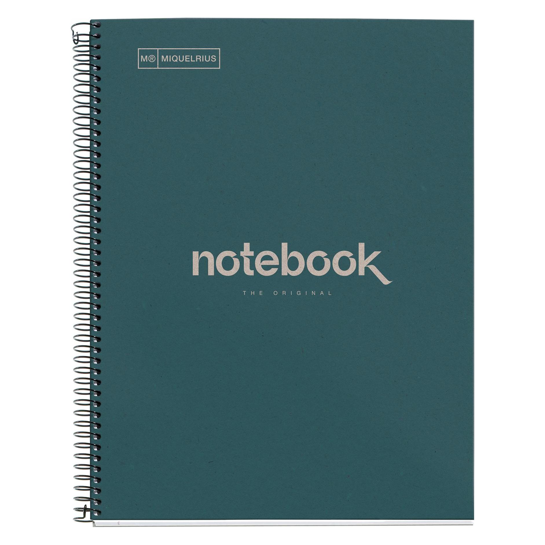 Maul ECO Emotions NB1 ECOMARINE Recy. A4 80 HOR 80G blau (Speditionsversand) (A4, Liniert, Harter Einband) (A613437)
