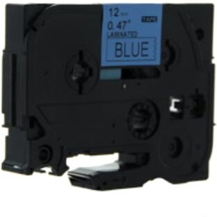 Q-Nomic TZe-535 cinta 12mm texto blanco sobre azul (8M)