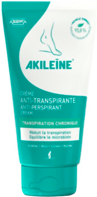 Akileine Creme Antitranspirante 75ml