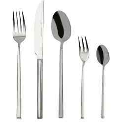 KHG Besteckset  30-teilig  "719" , silber , Edelstahl