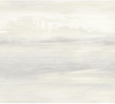 Candice Olson Soothing Mists Scenic White Wallpaper